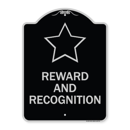 Signmission Reward and Recognition Heavy-Gauge Aluminum Architectural Sign, 24" x 18", BS-1824-22976 A-DES-BS-1824-22976